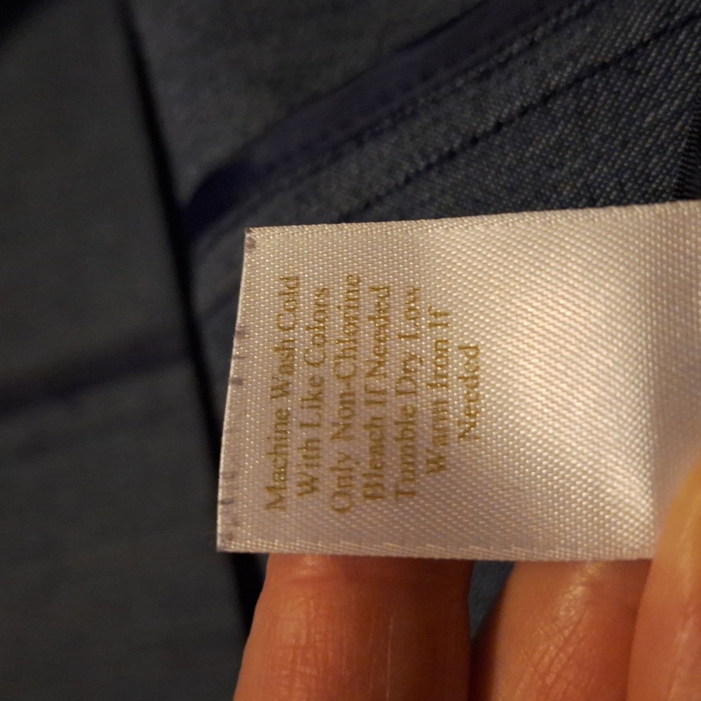 Caslon Denim blazer Large Petite - Picture 7 of 8